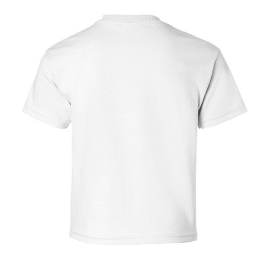 ROCKIT Kids Tee, Soft Cotton Graphic Tee, in White — back view